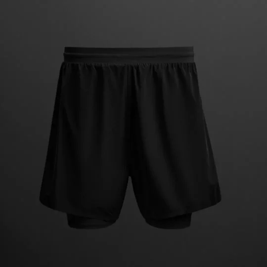 2-IN-1 PERFORATED SHORTS