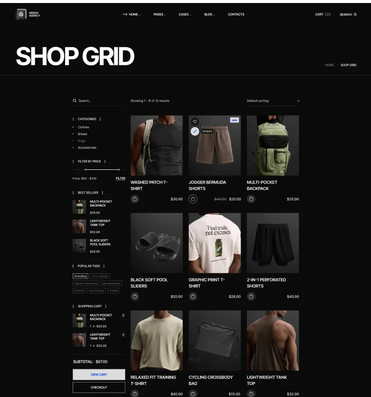 Shop Grid